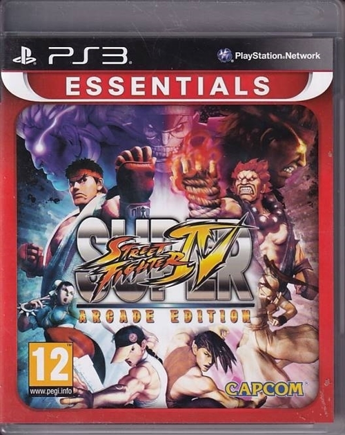 Super Street Fighter 4 IV Essentials Arcade Edition - PS3 (B Grade) (Genbrug)